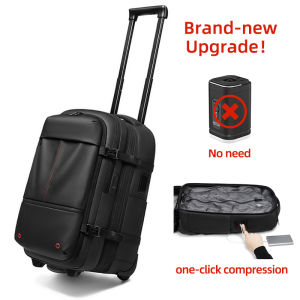 SEA CHOICE 2-in-1 Multifunction Backpack Vacuum Bag-Expansion USB Charging Waterproof Anti-Theft Luggage Bag Travel Bag Mens Bags
