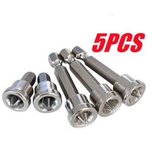 5PCS Magnetic Screw Driver Bit Drill set Hex Shank Screw Positioning Bit 25/50mm Positioning Bit