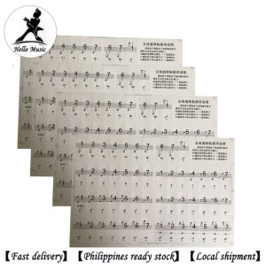 Piano transparent piano stickers 88/61/49 key protection paper stickers non-stick staff stickers