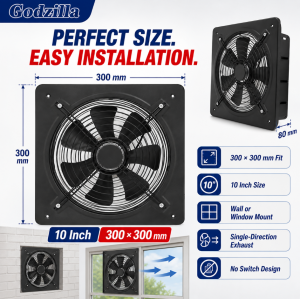 Nova Exhaust Fan 10 inch Low Noise Exhaust Fans exhaust fan for kitchen