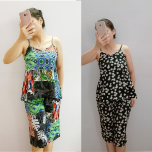 Đồ bộ nữ mặc nhà 2 dây quần lửng Vải Lụa mềm mịn không nhăn không xù lông Freesize 40kg-55kg DBN