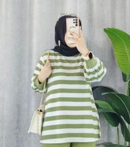 Oneset Wanita Jumbo Darsi Set Kaos Katun Combed 24s M L XL XXL 3XL Ootd Setelan Baju Dan Celana COD