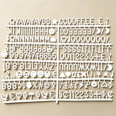 Felt Letter Board 10x10 inches Changeable Wooden Message Board Sign Wood Frame Wall Mount with Display Stand