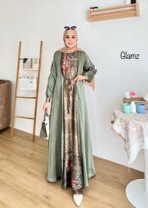 MAHDIYA OUTFIT - GAMIS MAZAYA 1 DRESS - BUSUI NO HIJAB - GAUN PESTA MUSLIMAH ADEM MEWAH