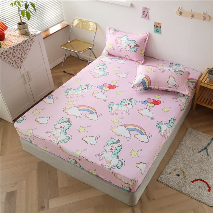 Pink Unicorn Sheets Girls Twin 3pcs Dinosaur Bed Sheets Boys