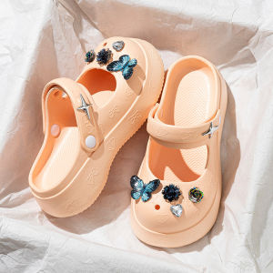 [Free Shipping] WomenS Sandals Clogs Outdoor Slip-On Beach Shoes Home Slippers WomenS Closed-Toe Slippers