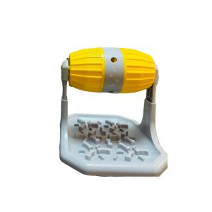 ลูกกลิ้งสุนัขรั่วของเล่นเกมปริศนาอาหารกับชามอาหารช้า TIKTOK Internet คนดังของเล่นสัตว์เลี้ยงเดียวกัน