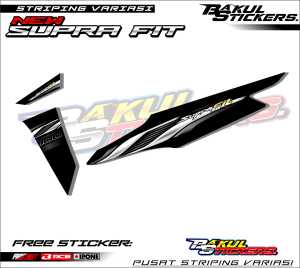 STRIPING VARIASI HONDA SUPRA FIT / STICKER LIST VARIASI MOTOR HONDA SUPRA FIT