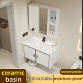 Aluminum Mirror Cabinet Bathroom Cabinet With Mirror Wall Lavatory Sink Complete Set Bathroom Sink Cabinet Wash Basin. 