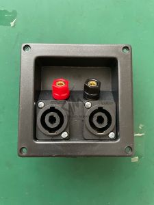 10 BUAH TERMINAL BOX SPEAKER BIDING POST 2 SOCKET SPEAKON TERMINAL 2 IN 1 TERMINAL SPEAKER 2 SOKET SPIKON 9CM ups STABILIZER