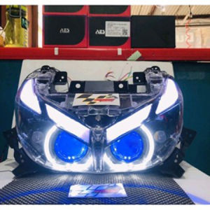 LAMPU DEPAN BILED AEROX NEW CONNECTED FUL SETT SAKLAR PNP PAKET LENGKAP