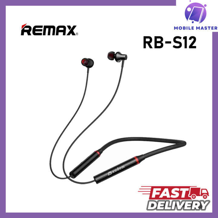 REMAX RB-S12 Bluetooth 5.3 Headset Hanging Neck Sports Bluetooth 5.3 ...