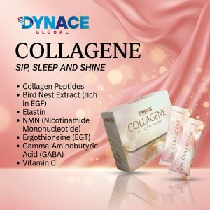 FRESH AURA PH - DYNACE GLOBAL Collagène Collagen Peptides with Bird Nest Extract EGF Elastin NMN Ergothioneine EGT GABA & Vitamin C | Sleep & Shine Beauty Collagen Drink