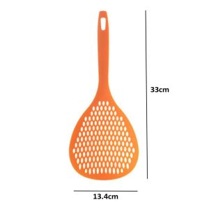 Giant Size Large Strainer Colander Heat Resistant Long Handle Large Dumpling Noodles Scoop Kitchen Tool Alat Dapur