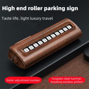 Multi functional vehicle temporary parking sign roller type parking sign safety hammer temporary parking sign temporary parking sign window breaking hammer moving vehicle number plate