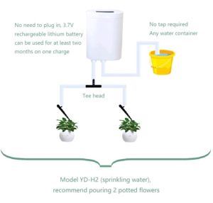 Automatic Watering Device -Slow Release Plant Self Watering water sprinkler Flower Pot smart Timer Valve ( * Suit when need to travel )
