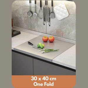 🇸🇬SG Ready Stock🇸🇬 Stainless Steel Chopping Board 304 Anti Bacterial Cutting Board Easy Clean Kitchen Food Prep Non Slip