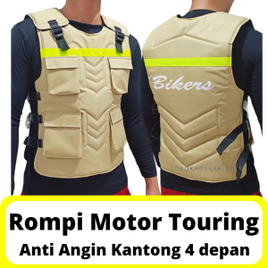 Jaket Rompi Motor Anti Angin Biker Body Protector Terbaru