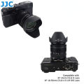 JJC 14/18-55 Reversible Lens Hood for Fujifilm Fujinon XF 18-55mm f/2.8-4 R LM OIS Lens & Fujinon XF 14mm f / 2.8 R Lens, Replace Fujifilm 14/18-55 Lens Hood on Fuji Fujifilm X-T5 XT4 XT3 XT2 XT30II XT30 XT20 XS10 XE3 XE2S XT1 Camera. 
