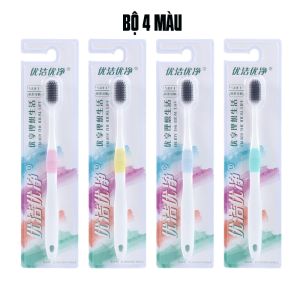 Bàn chải đánh răng Bamboo Big Size Sợi tre than hoạt tính Minh House lông mềm đầu to