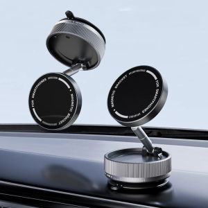 360° Adjustable Vacuum Magnetic Suction Cup Phone Mount Hands-Free Magnetic Cell Phone Holder for Car/Gym/Mirror/Smoot