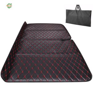 Quilted Car Travel Bed Non-Inflatable Car Bed Mattress Adjustable Folding Camping Mattress for Camping Vacation [Winnereco World]