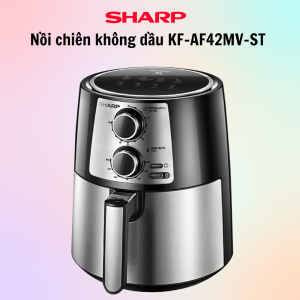 Nồi Chiên Không Dầu Sharp KF-AF42MV-ST - ST Chống Dính 4.2L - Bảo Hành Chính Hãng 12 tháng - Hàng chính hãng