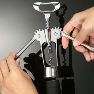 HJKL Wing Design Wine Corkscrew Stainless Steel Zinc Alloy Spiral Bottle Opener Multi-functional Labor-saving Wine Cork Remover Banquets