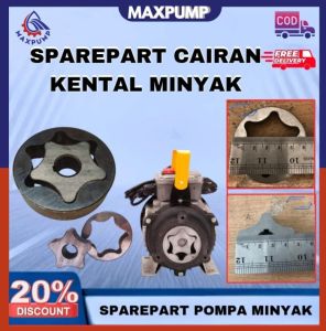 MAXPUMP impeller-DYB70E Spepart Cairan Kental Oli Dan Minyak Solar Impeller Pompa minyak solar