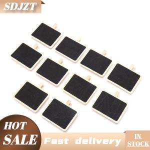 SDJZT 10 cái mini bằng gỗ bảng đen Clip tin nhắn Lưu ý Bảng trang trí cửa hàng nhà
