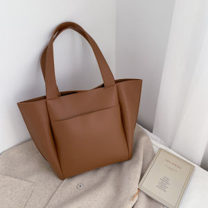 SG Ayuqi® Large-Capacity Soft PU Tote Bag for Women Casual Shoulder Bag Commuter Handbag
