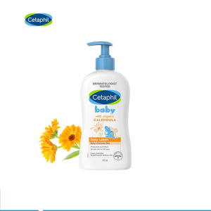 CETAPHIL BABY Daily Body Lotion 400ml with Shea Butter & Sunflower Seed Oil [Gentle & Hypoallergenic]