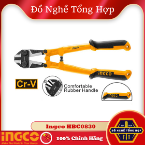 Kìm cộng lực 750mm/30" Ingco HBC0830 Lưỡi Cr-Mo Cắt Bu Lông Sắt Thép Tối Đa 13mm