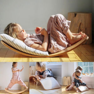 Wooden Balance Board: A Multifunctional Educational Toy for Kids & Adults