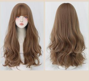 TSE Long Curly Hair Wig With Bangs waist long curly big wave Wigs Design full head cover wig wholesale C-0333
