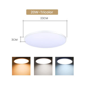 Modern Simple Three Proof Ceiling Lamp Living Room Corridor Balcony Circular Waterproof Ceiling Light Ultra-Thin