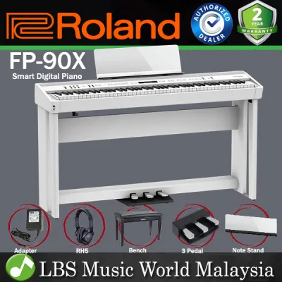Roland FP-90X 88 Keys Digital Piano Bluetooth Weighted Keyboard Full Package (FP90X FP90 X)