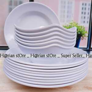 PAKET MELAMIN PIRING DAN MANGKUK MELAMIN SNI ISI 6 PCS PAKET MELAMIN TERLARIS