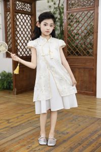 +LITTLE MUSHROOMS+ KIDS CHILDREN GIRL CHINESE NEW YEAR TRADITIONAL COSTUME QIPAO CHEONGSAM CNY RACIAL HARMONY 2025 NEW |