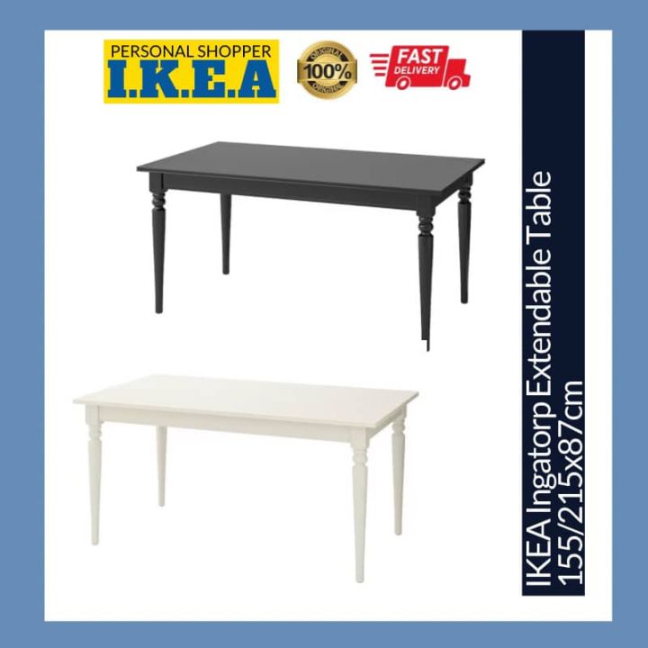 [INSTALLATION SERVICE PROVIDED] IKEA Ingatorp Extendable Dining Table 6