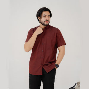 Kemeja Lengan Pendek Oxford Hey Man Modern Fit