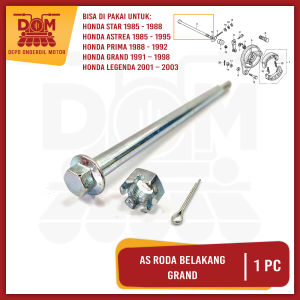 As Roda Belakang GRAND (PSP) - As Tromol Fork Belakang HONDA ASTREA / PRIMA / STAR / LEGENDA
