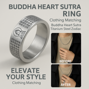 Rings Rotatable for Transportation Cultural Characteristics Bracelet Buddhist Element National Tide
