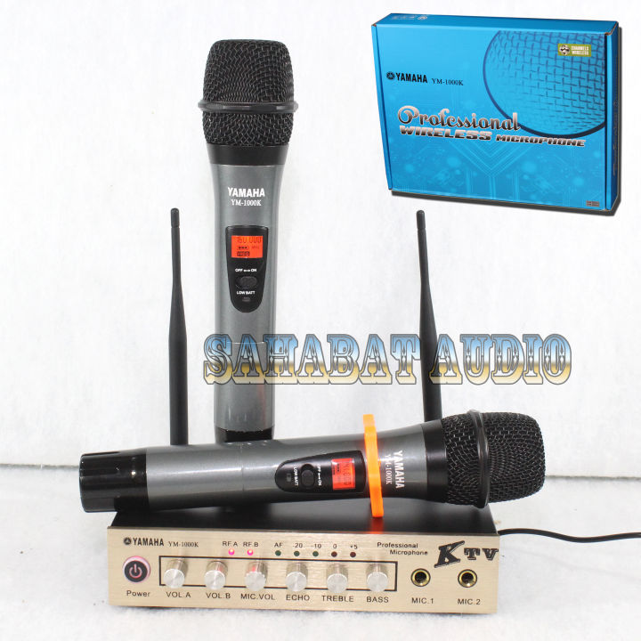 Mic Wireless YM 1000 K Mic Karaoke YM 1000 Microphone Wireless