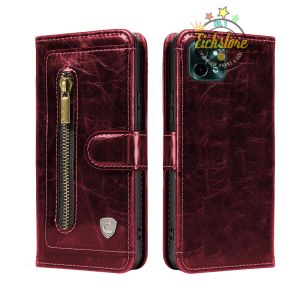 Case Vivo Y28 Terbaru Extra Zip Premium Super Zipper Pocket Card and Money Full 360 Degree Mewah Flip Cover Auto Lock Case Kesing Kulit COD Bayar Di Tempat