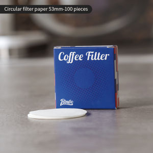 Bincoo เครื่องกาแฟกระดาษไส้กรองที่กรองกาแฟแบบกลมจับกระดาษกรองชามผงกระดาษกรองอเนกประสงค์ V01 V02ชามกาแฟกระดาษตัวกรองรูป
