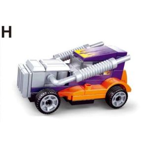 Mainan Balok Sluban Mobil Balap Power Bricks - Pull Back Car