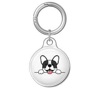 ที่ยึดซิลิโคนสําหรับฟิล์มเคส AirTagเคสติดตามป้องกันรอยขีดข่วนเข้ากันได้กับTags 2021 สําหรับสัตว์เลี้ยงกุญแจกระเป๋าเดินทางกระเป๋าเป้