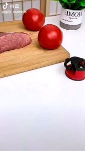 KNIFE SHARPENER WITH SUCTION PAD