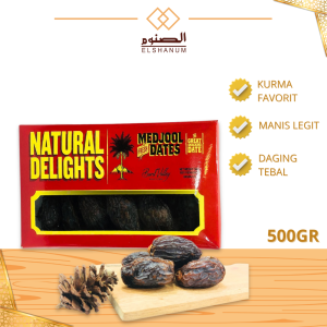 Kurma Medjool 1kg / Kurma Medjol Natural Delight / SHABANI STORE